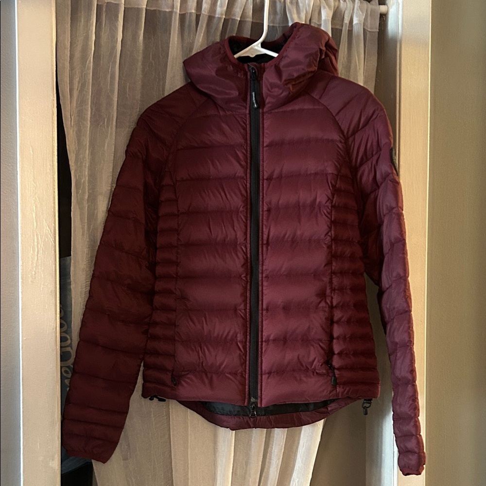 Canada Goose Brookvale Hooded Burgundy Puffer